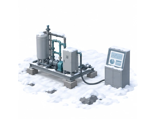 Pilot demonstration of gathering and separation plant equipment